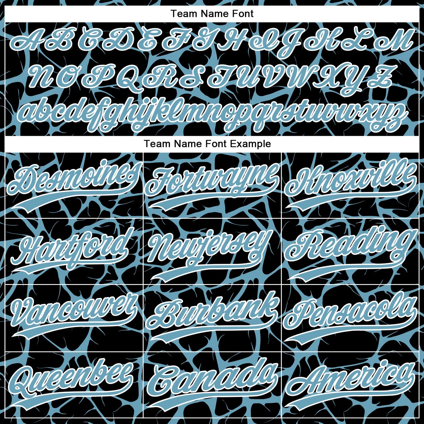 Custom Black Shadow Blue-White Abstract Network Crackle Two-Button Unisex Softball Jersey view 4