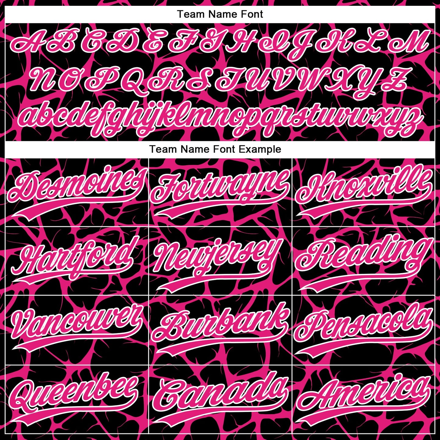 Custom Black Hot Pink-White Abstract Network Crackle Two-Button Unisex Softball Jersey view 4