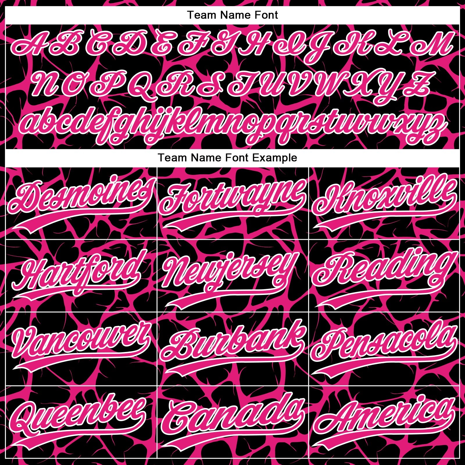 Custom Black Hot Pink-White Abstract Network Crackle Two-Button Unisex Softball Jersey view 4