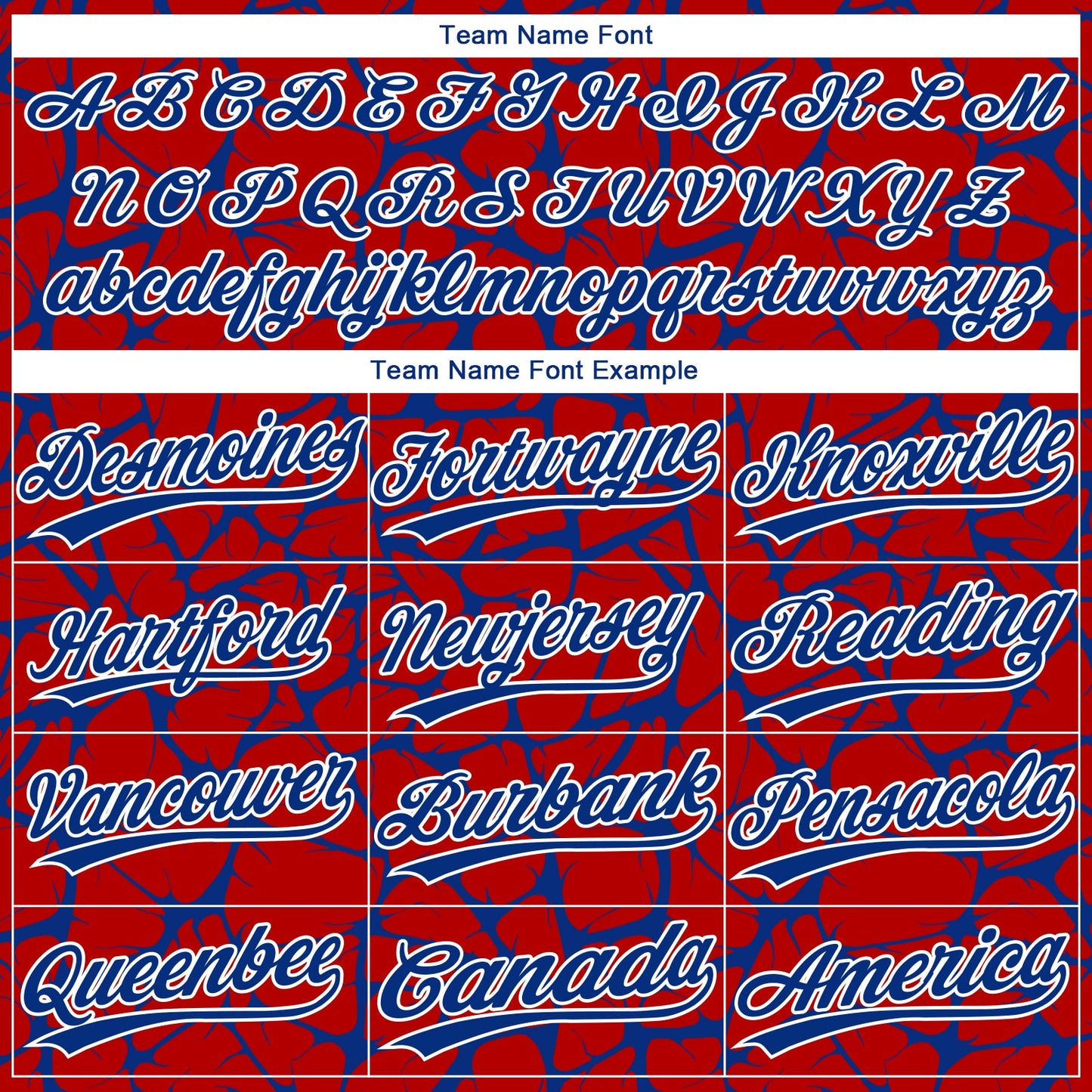 Custom Red Royal-White Abstract Network Crackle Two-Button Unisex Softball Jersey view 4