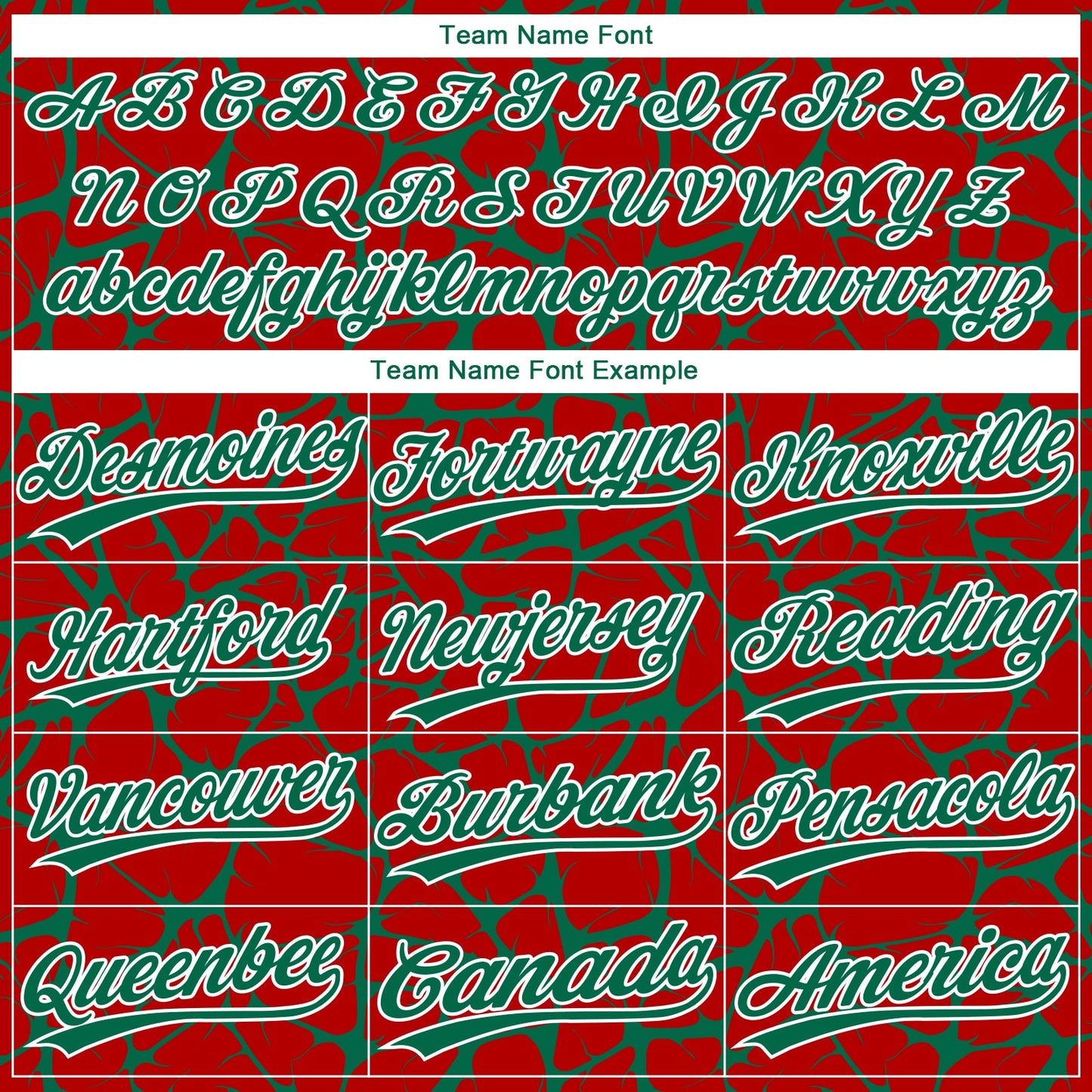 Custom Red Kelly Green-White Abstract Network Crackle Two-Button Unisex Softball Jersey view 4