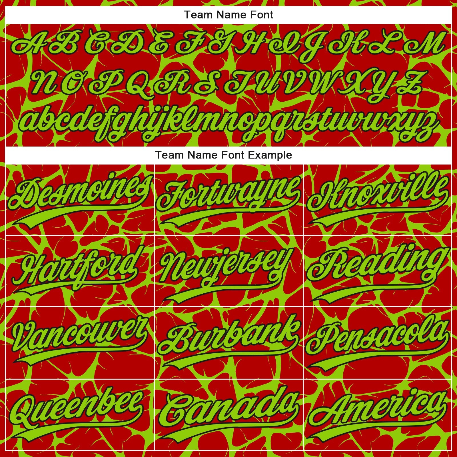 Custom Red Neon Green-Black Abstract Network Crackle Two-Button Unisex Softball Jersey view 4