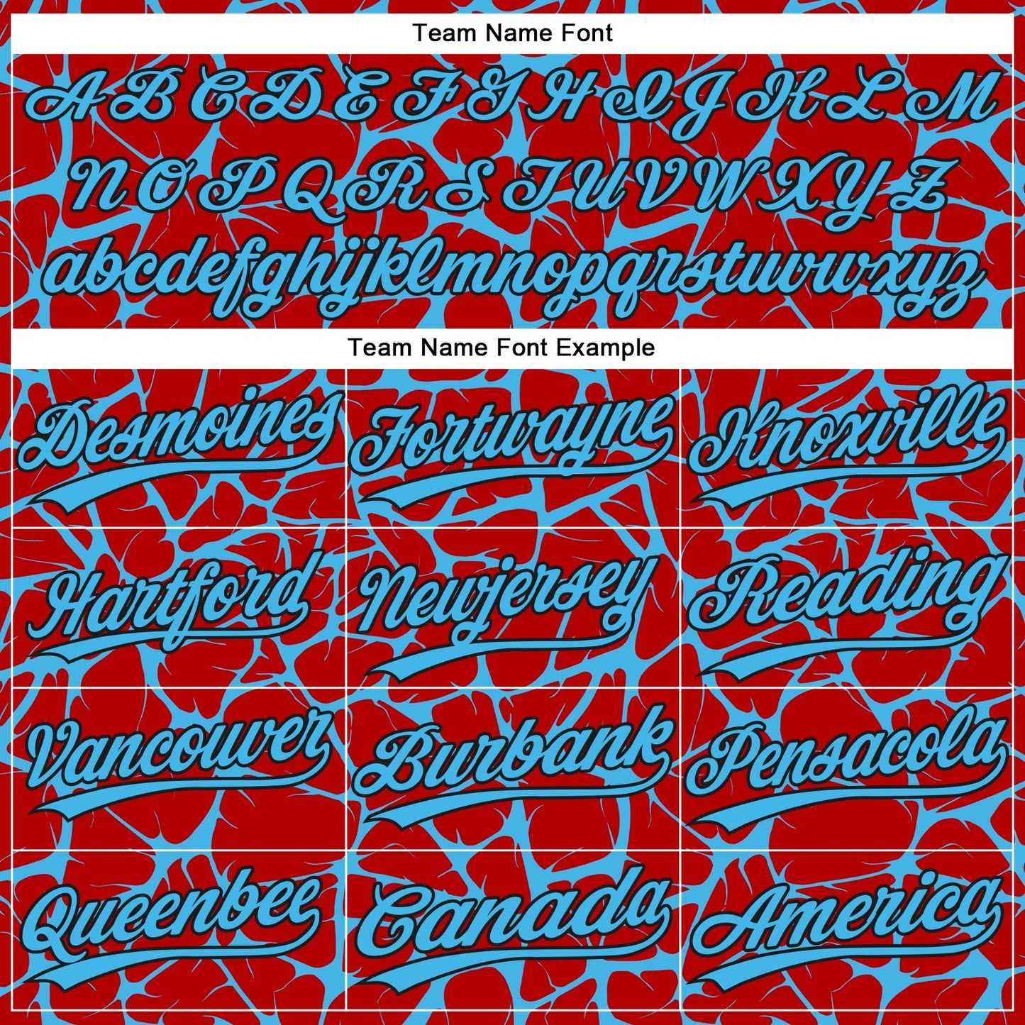 Custom Red Sky Blue-Black Abstract Network Crackle Two-Button Unisex Softball Jersey view 4
