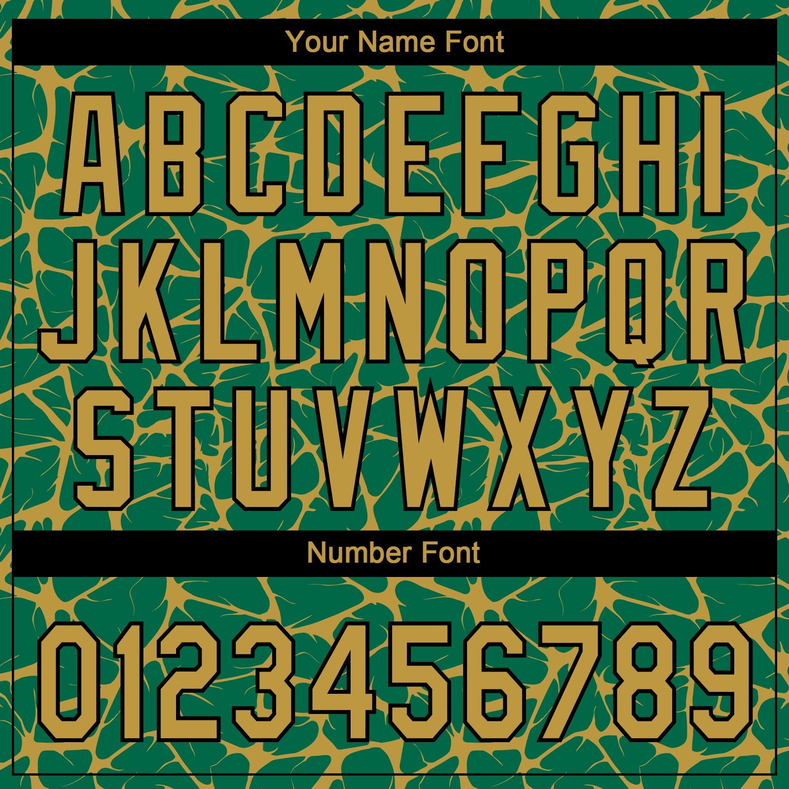 Custom Kelly Green Old Gold-Black Abstract Network Crackle Two-Button Unisex Softball Jersey view 5