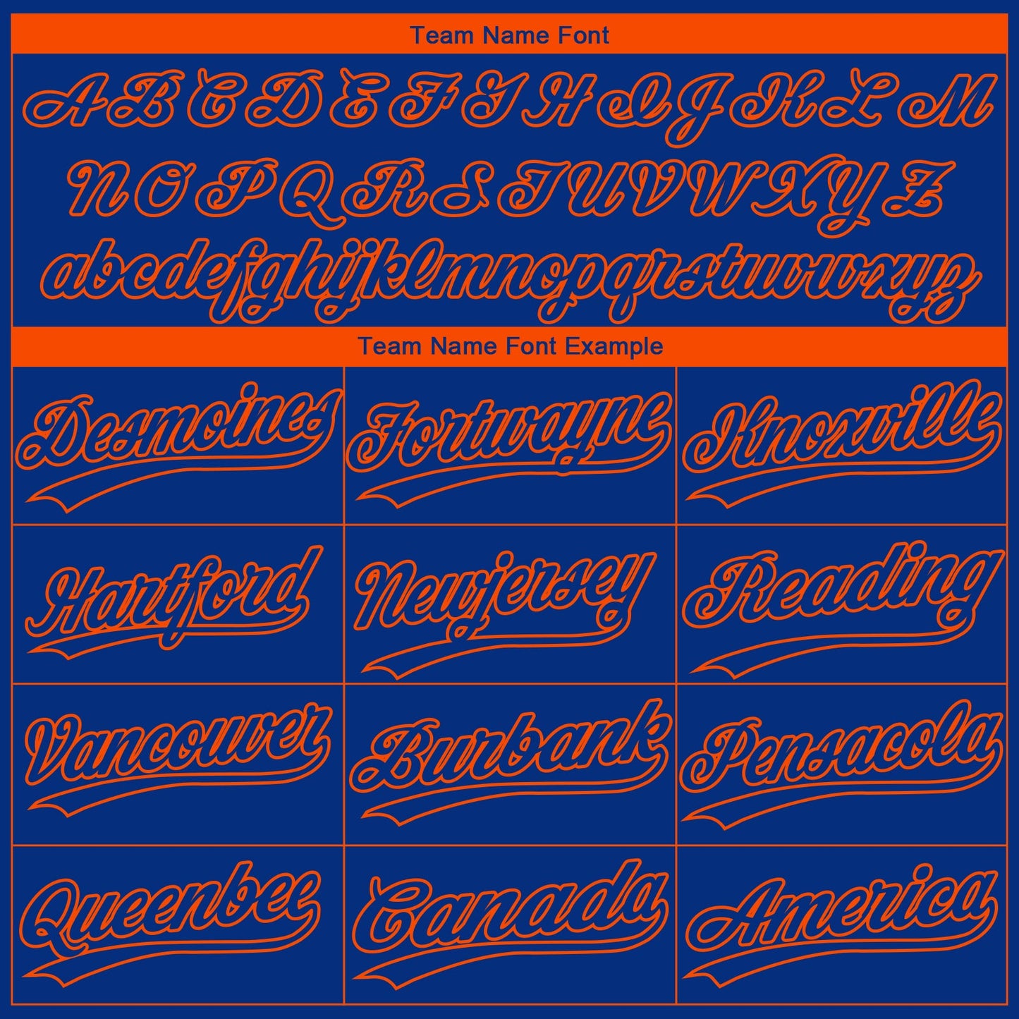 Custom Royal Orange New York City Edition Gradient Two-Button Unisex Softball Jersey view 4