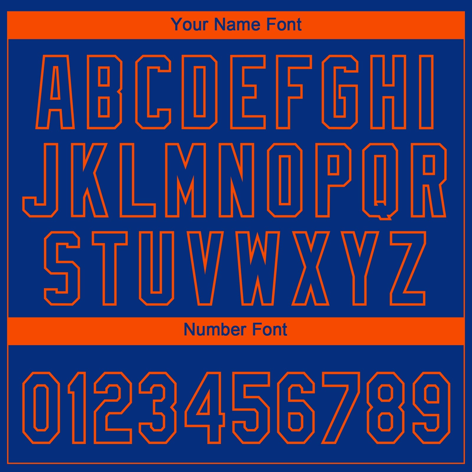 Custom Royal Orange New York City Edition Gradient Two-Button Unisex Softball Jersey view 5