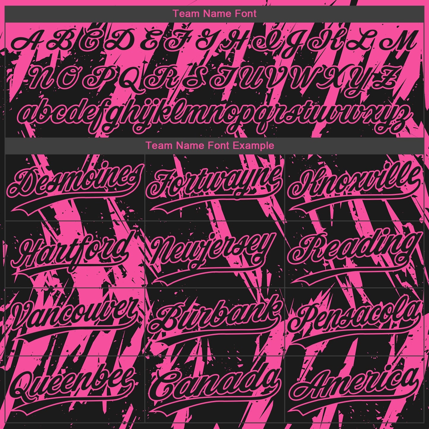 Custom Black Pink Splatter Torn Sharp Brush Stroke Two-Button Unisex Softball Jersey view 4