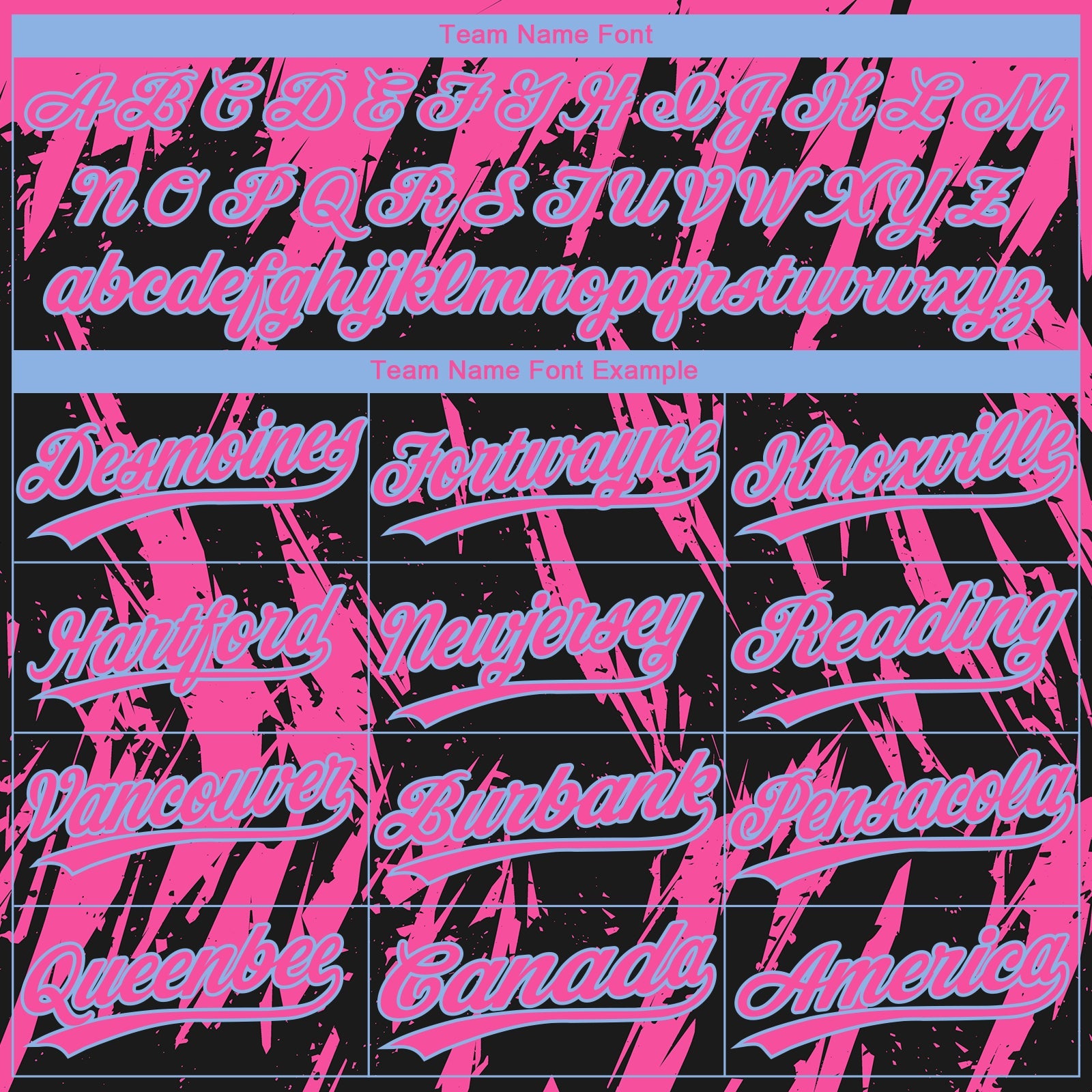 Custom Black Pink-Light Blue Splatter Torn Sharp Brush Stroke Two-Button Unisex Softball Jersey view 4