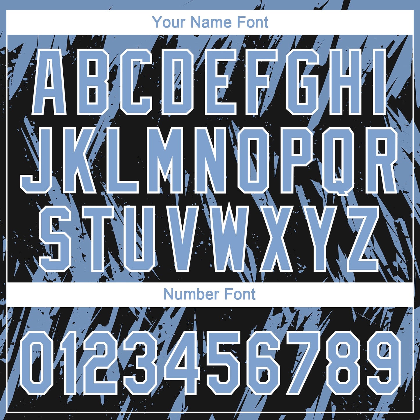 Custom Black Light Blue-White Splatter Torn Sharp Brush Stroke Two-Button Unisex Softball Jersey view 5