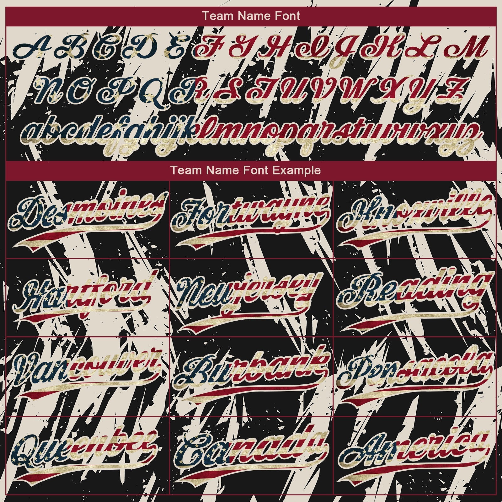 Custom Black Vintage USA Flag-Cream Splatter Torn Sharp Brush Stroke Two-Button Unisex Softball Jersey view 4