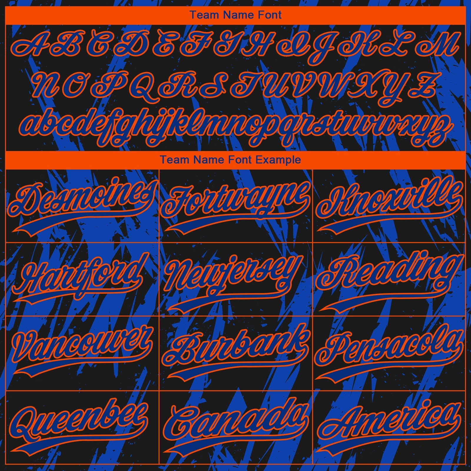 Custom Black Thunder Blue-Orange Splatter Torn Sharp Brush Stroke Two-Button Unisex Softball Jersey view 4