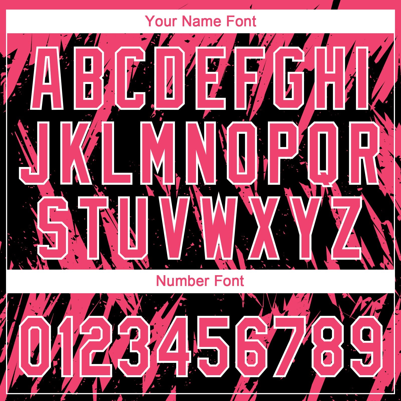 Custom Black Neon Pink-White Splatter Torn Sharp Brush Stroke Two-Button Unisex Softball Jersey view 5