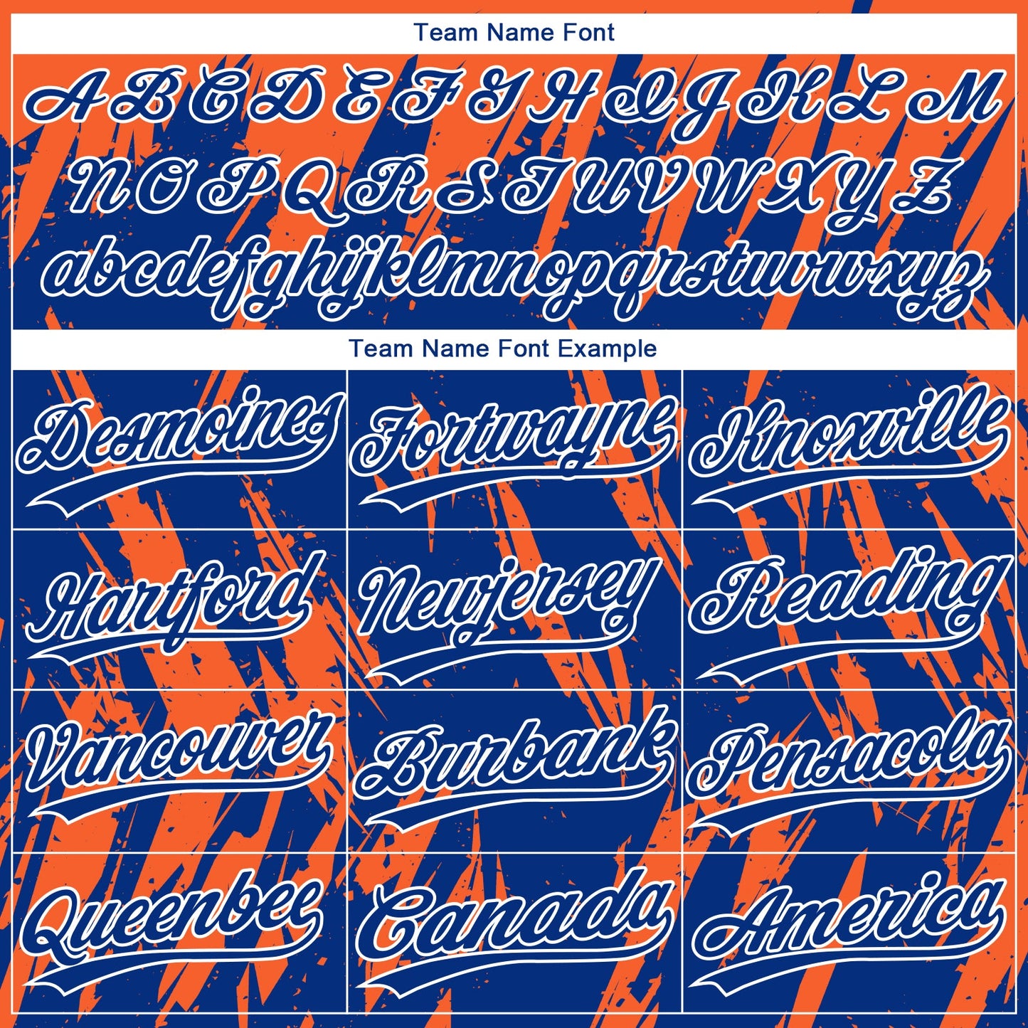 Custom Orange Royal-White Splatter Torn Sharp Brush Stroke Two-Button Unisex Softball Jersey view 4