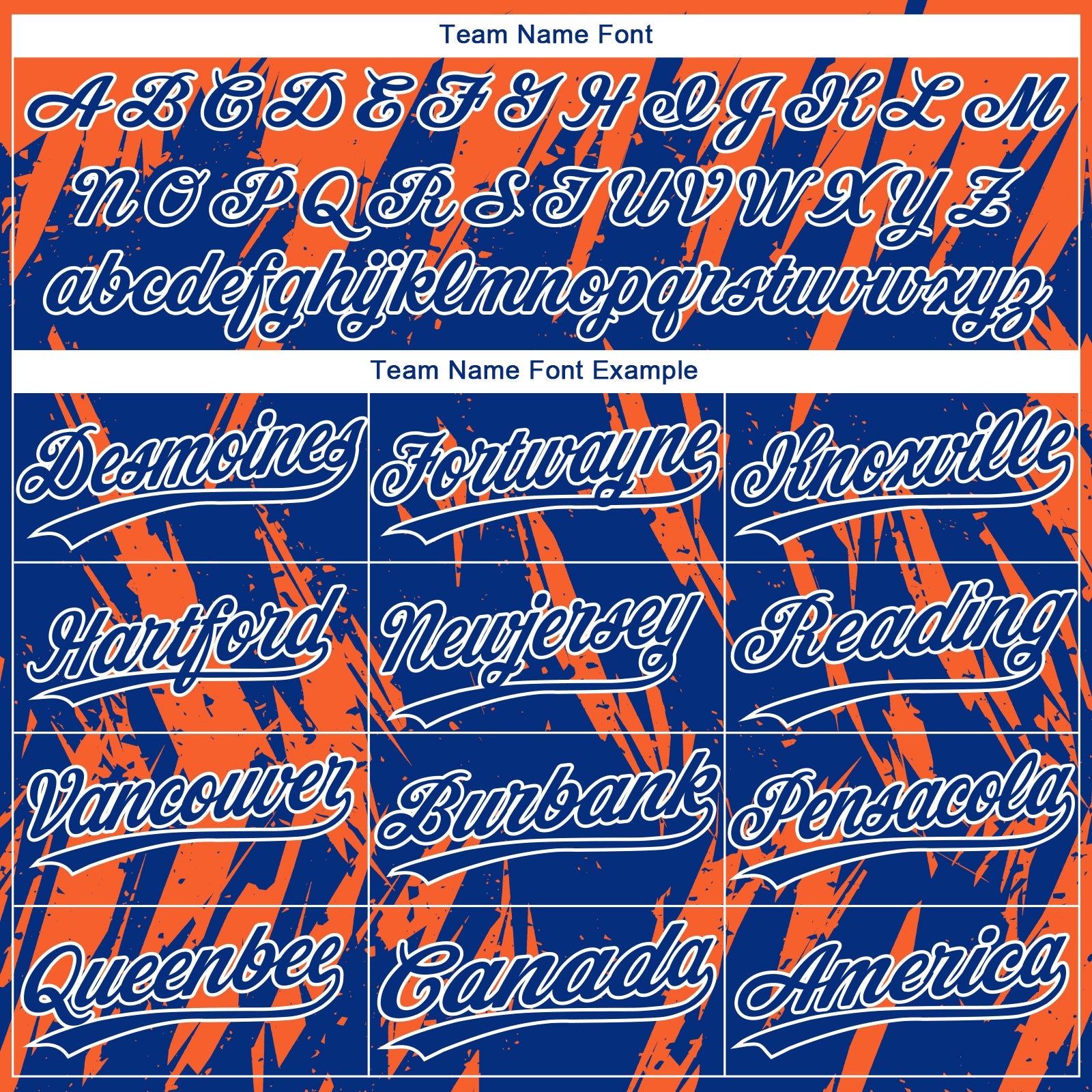 Custom Orange Royal-White Splatter Torn Sharp Brush Stroke Two-Button Unisex Softball Jersey view 4
