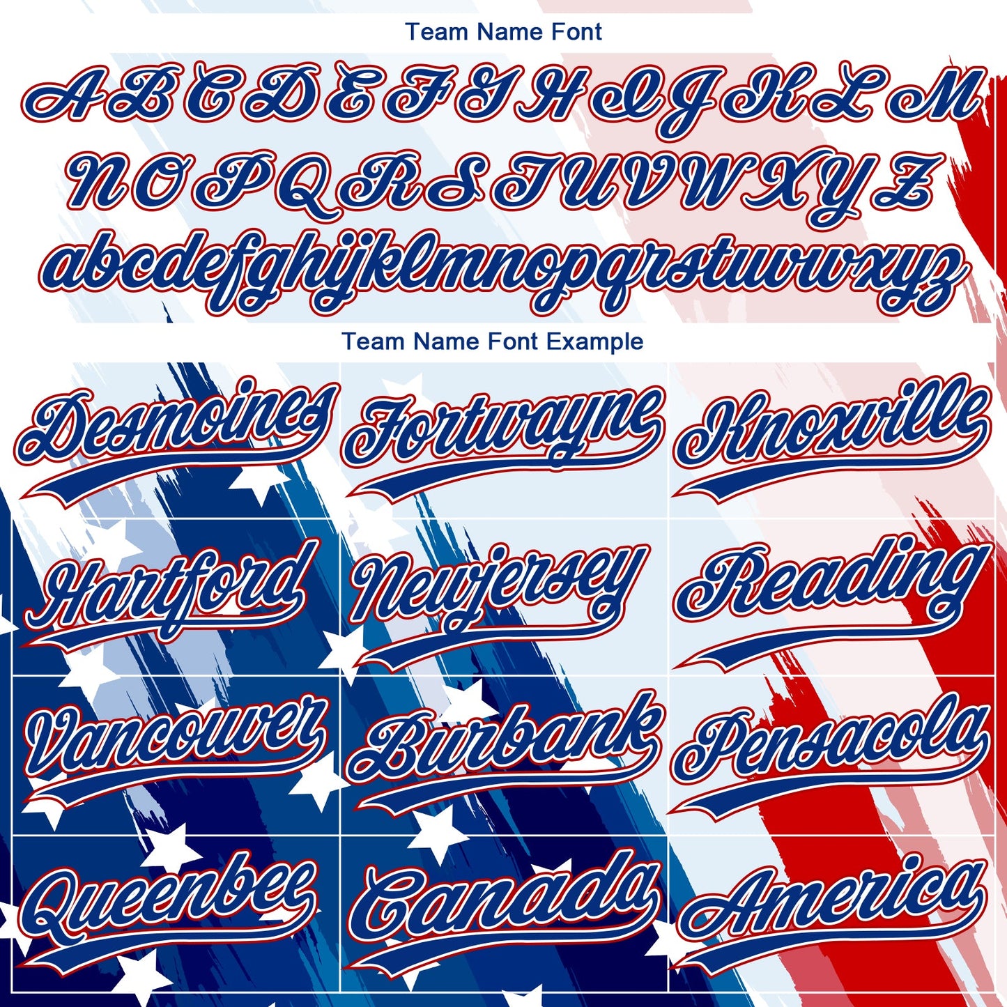 Custom White Royal-Red American Flag Two-Button Unisex Softball Jersey view 4