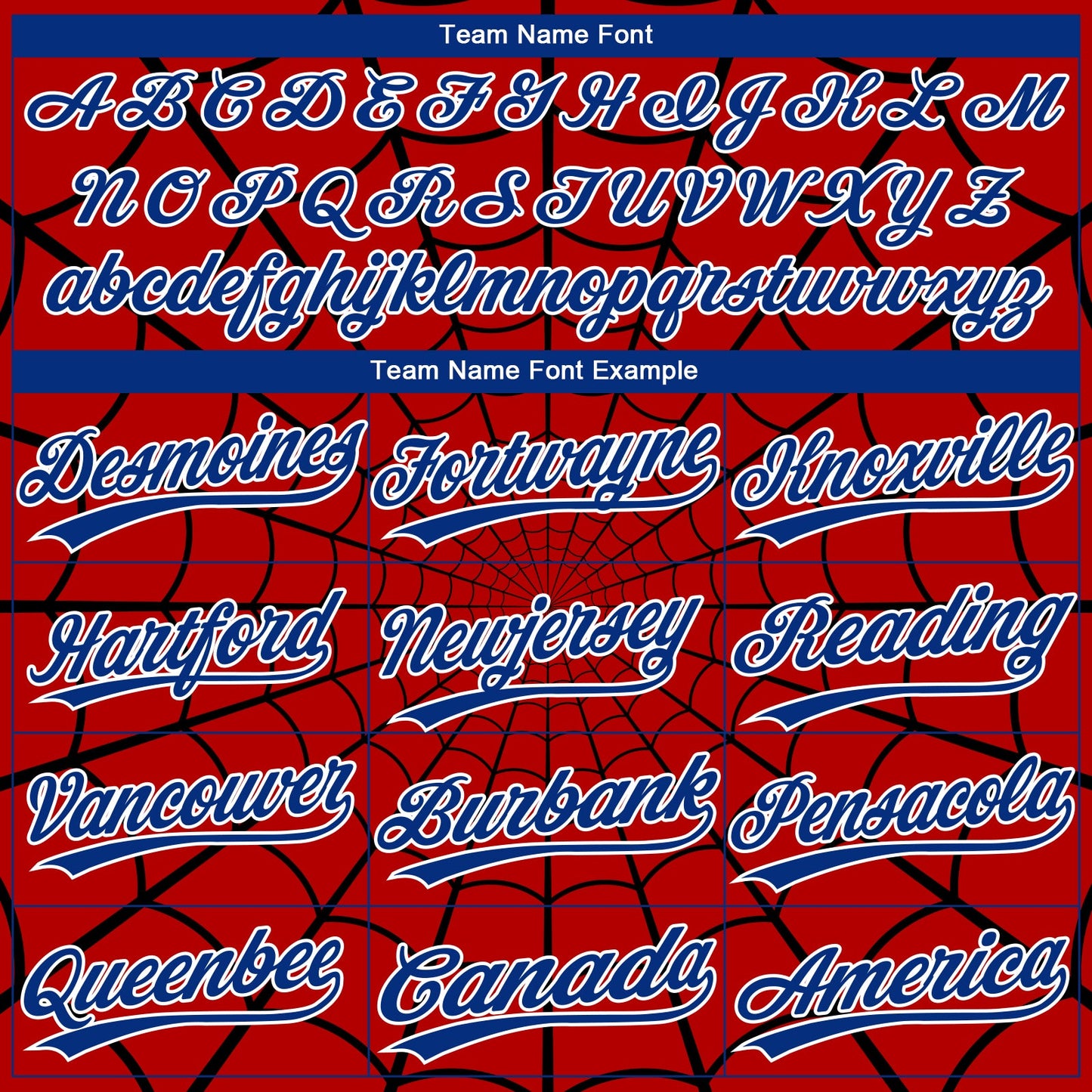 Custom Red Royal-White Spider Web 3D Pattern Design Two-Button Unisex Softball Jersey view 4