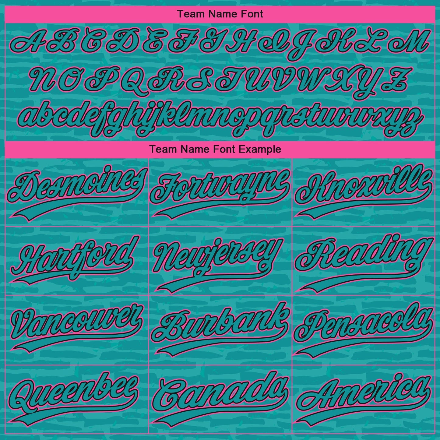 Custom Teal Black-Pink Raglan Sleeves Distressed Fragment Brush Stroke Two-Button Unisex Softball Jersey view 4