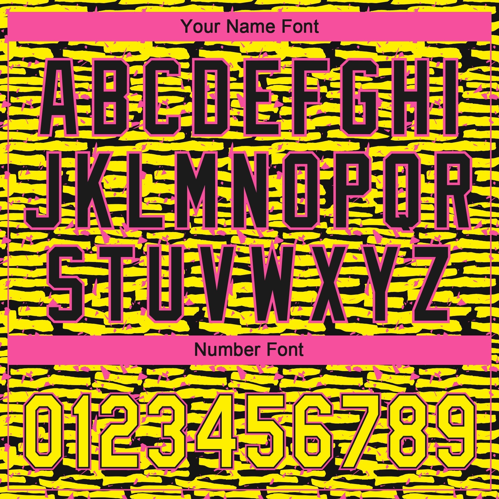 Custom Light Yellow Black-Pink Raglan Sleeves Distressed Fragment Brush Stroke Two-Button Unisex Softball Jersey view 5