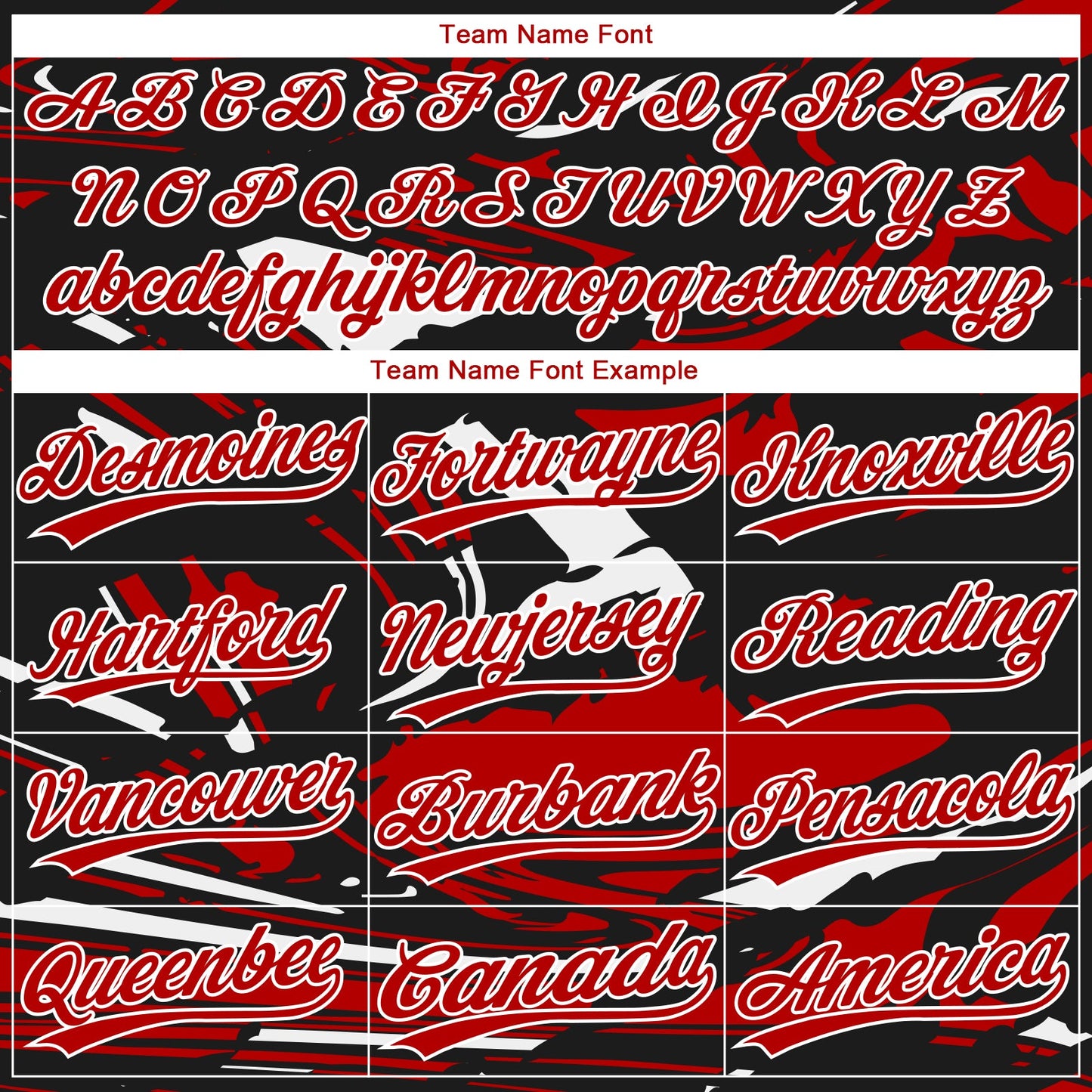 Custom Black Red-White Raglan Sleeves Abstract Fluid Marble Two-Button Unisex Softball Jersey view 4