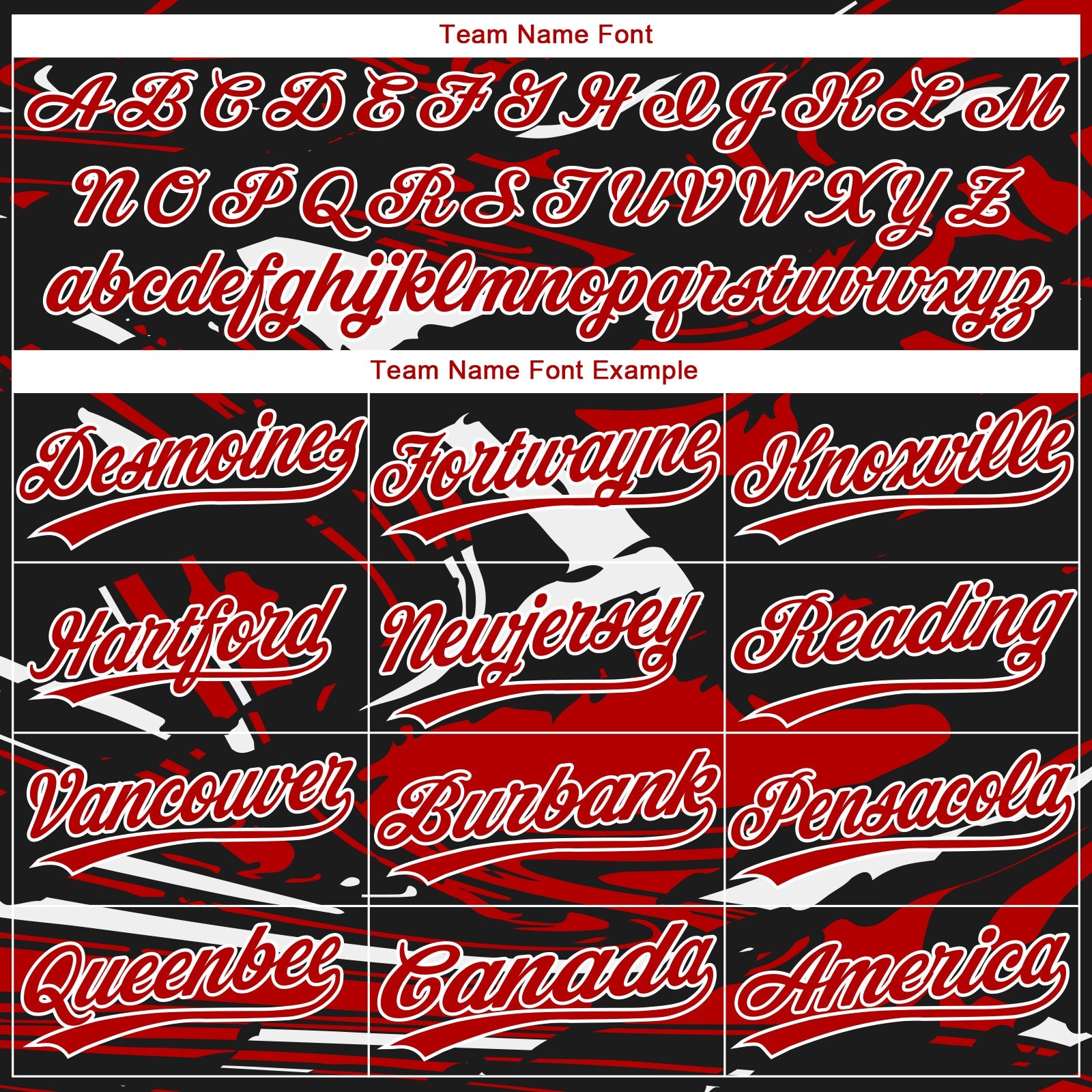 Custom Black Red-White Raglan Sleeves Abstract Fluid Marble Two-Button Unisex Softball Jersey view 4