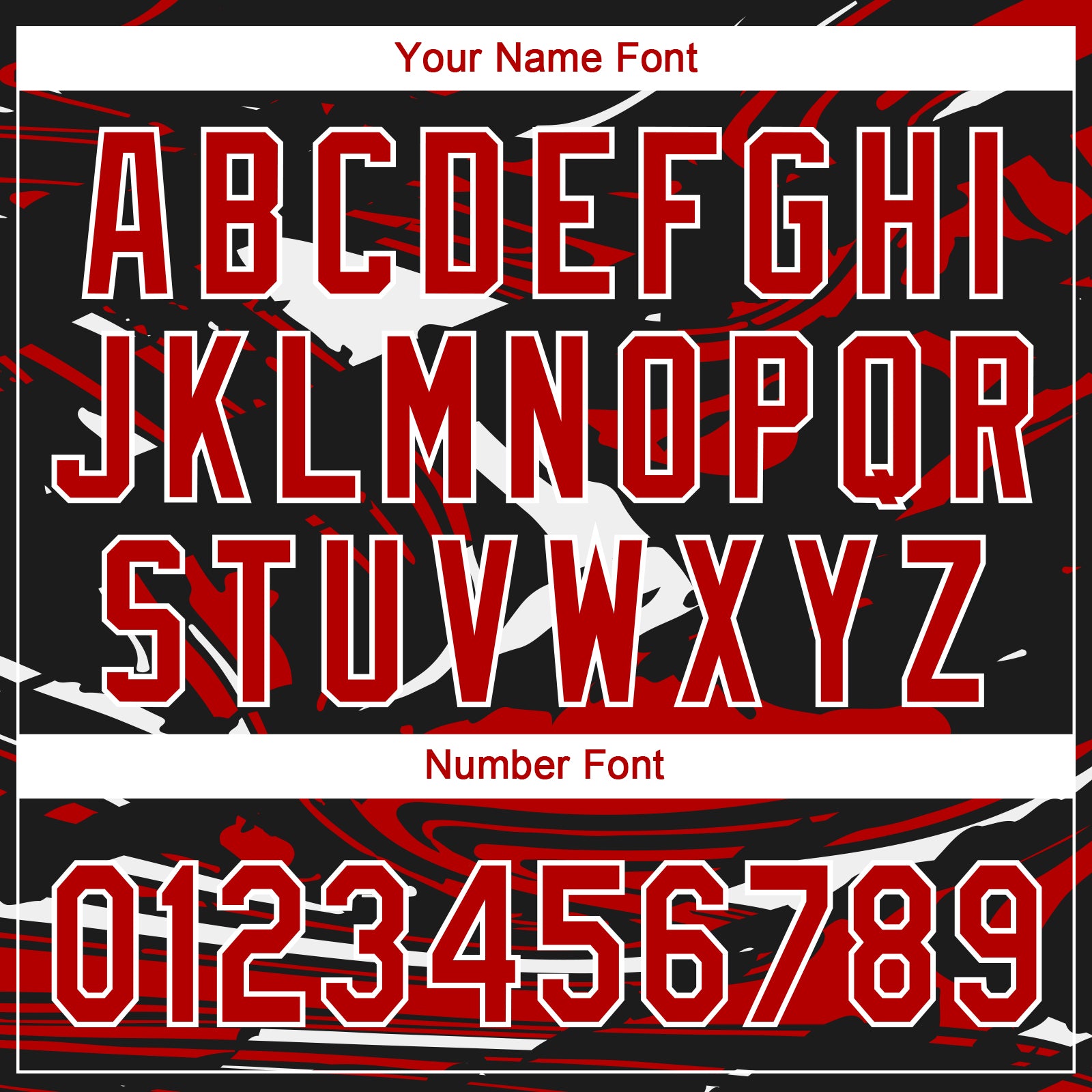Custom Black Red-White Raglan Sleeves Abstract Fluid Marble Two-Button Unisex Softball Jersey view 5