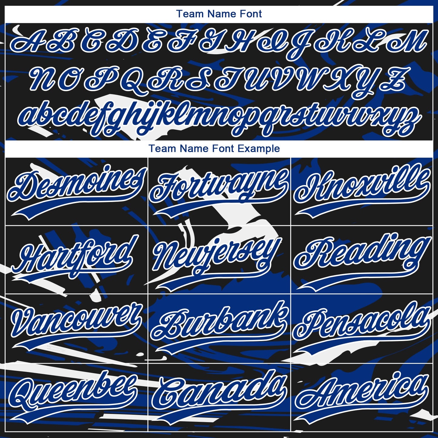 Custom Black Royal-White Raglan Sleeves Abstract Fluid Marble Two-Button Unisex Softball Jersey view 4