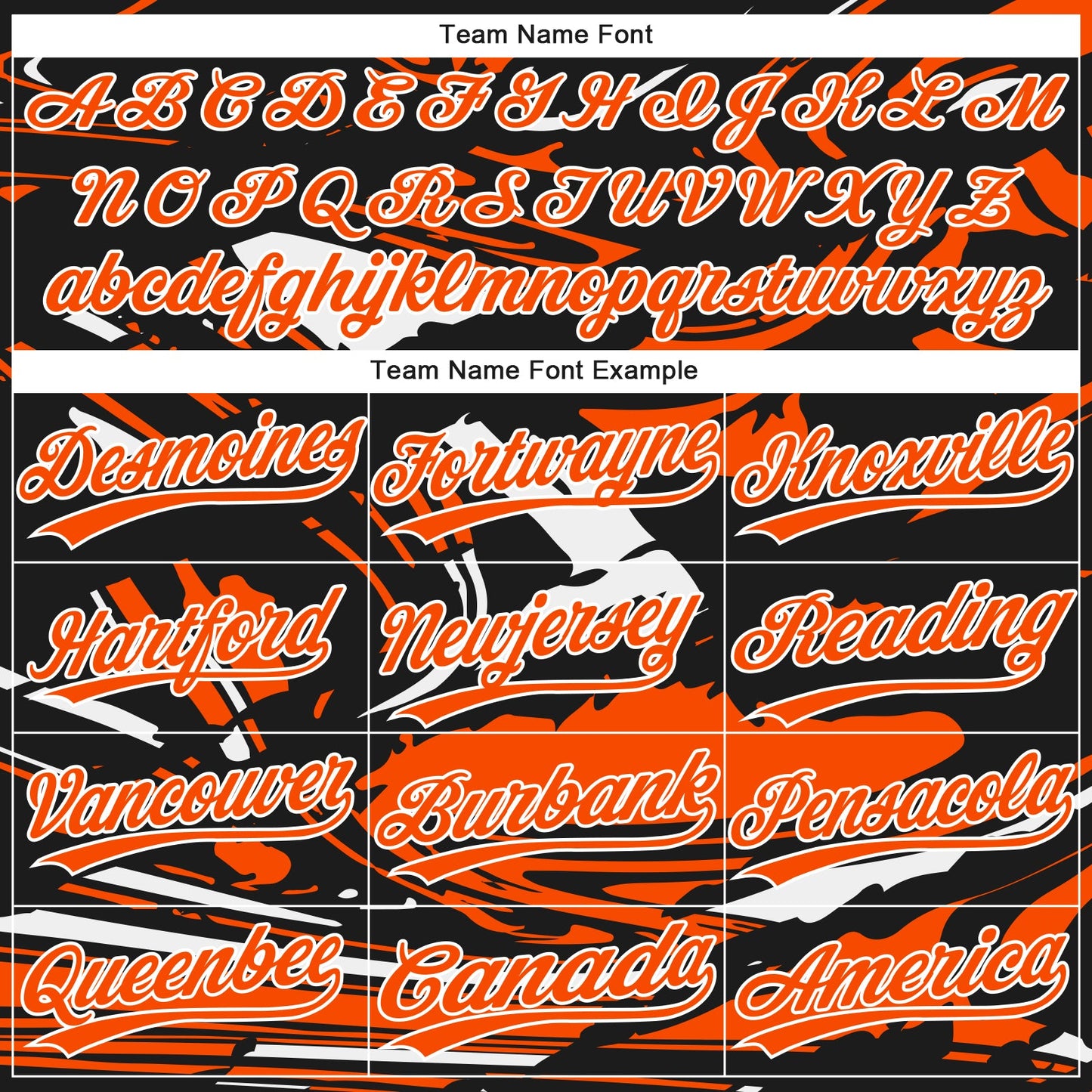 Custom Black Orange-White Raglan Sleeves Abstract Fluid Marble Two-Button Unisex Softball Jersey view 4