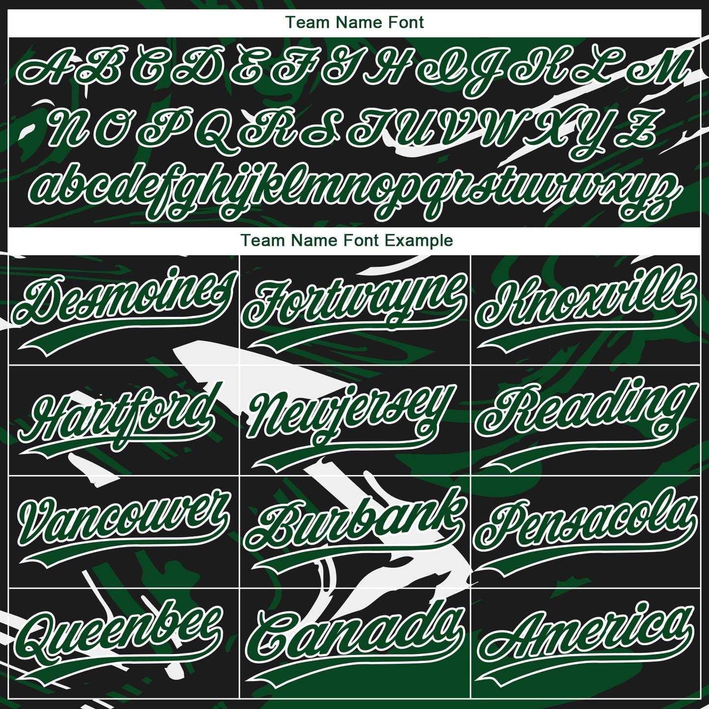 Custom Black Green-White Raglan Sleeves Abstract Fluid Marble Two-Button Unisex Softball Jersey view 4