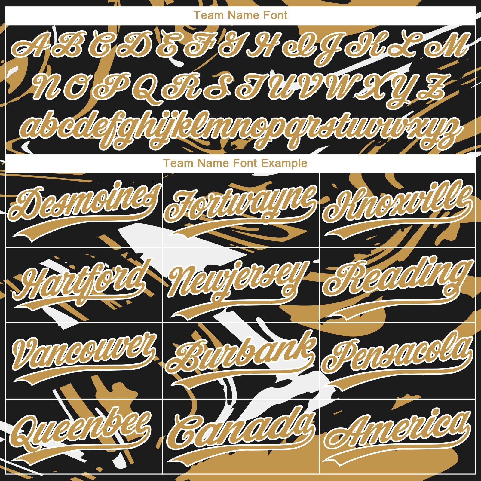 Custom Black Old Gold-White Raglan Sleeves Abstract Fluid Marble Two-Button Unisex Softball Jersey view 4