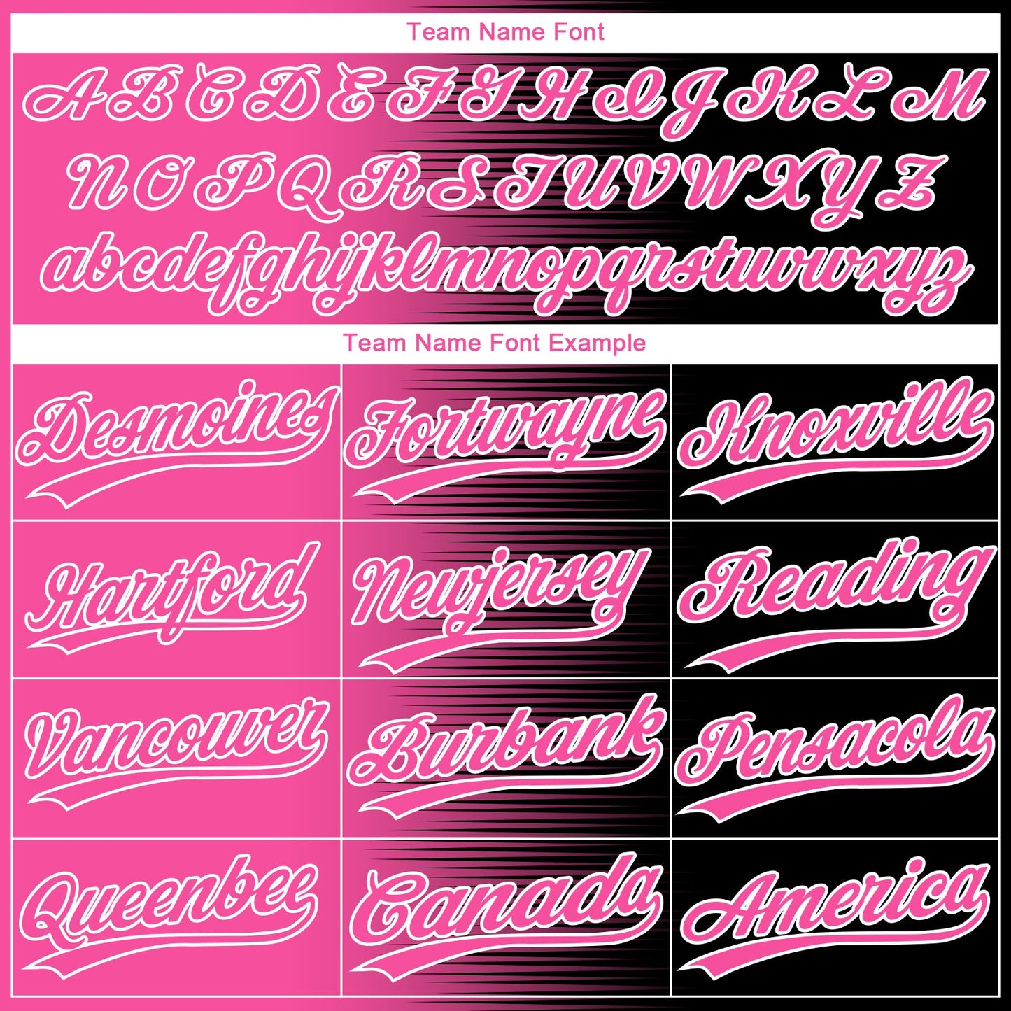 Custom Black Pink-White Gradient Horizontal Stripe Two-Button Unisex Softball Jersey view 4