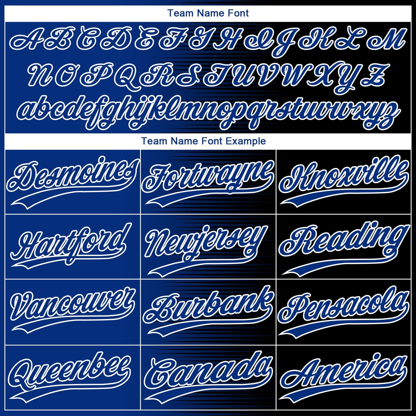 Custom Black Royal-White Gradient Horizontal Stripe Two-Button Unisex Softball Jersey view 4
