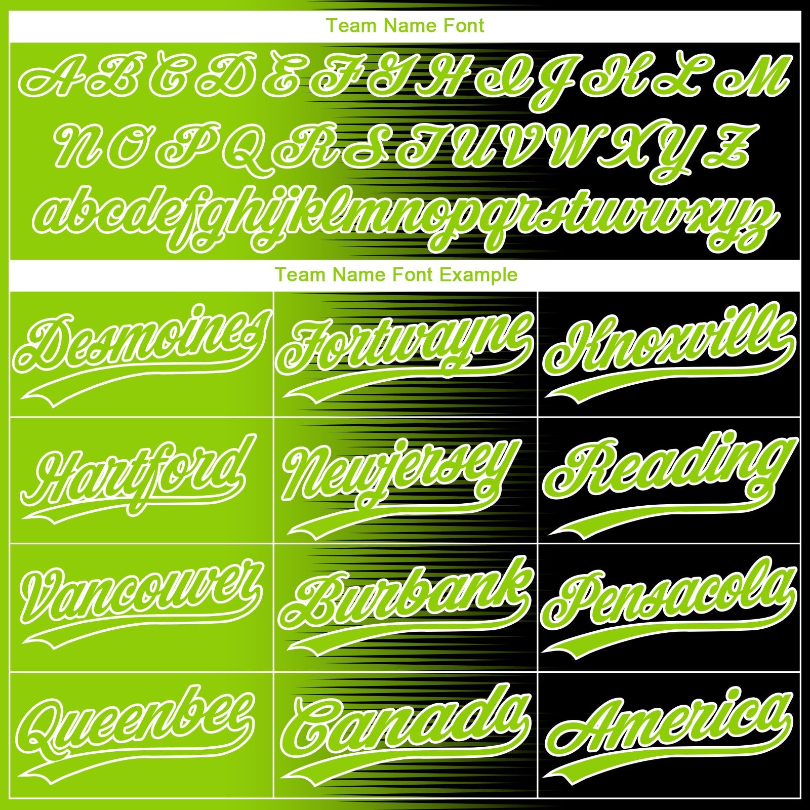 Custom Black Neon Green-White Gradient Horizontal Stripe Two-Button Unisex Softball Jersey view 4