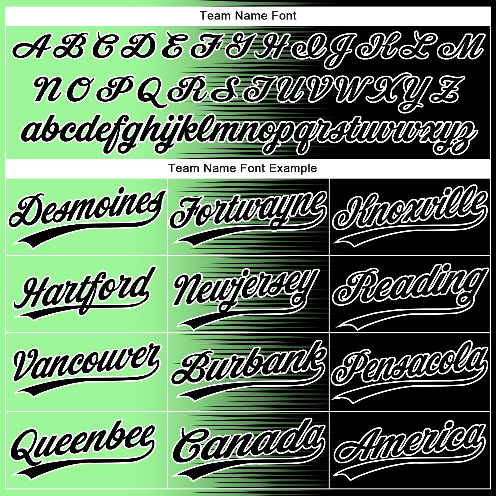 Custom Black Pea Green-White Gradient Horizontal Stripe Two-Button Unisex Softball Jersey view 4