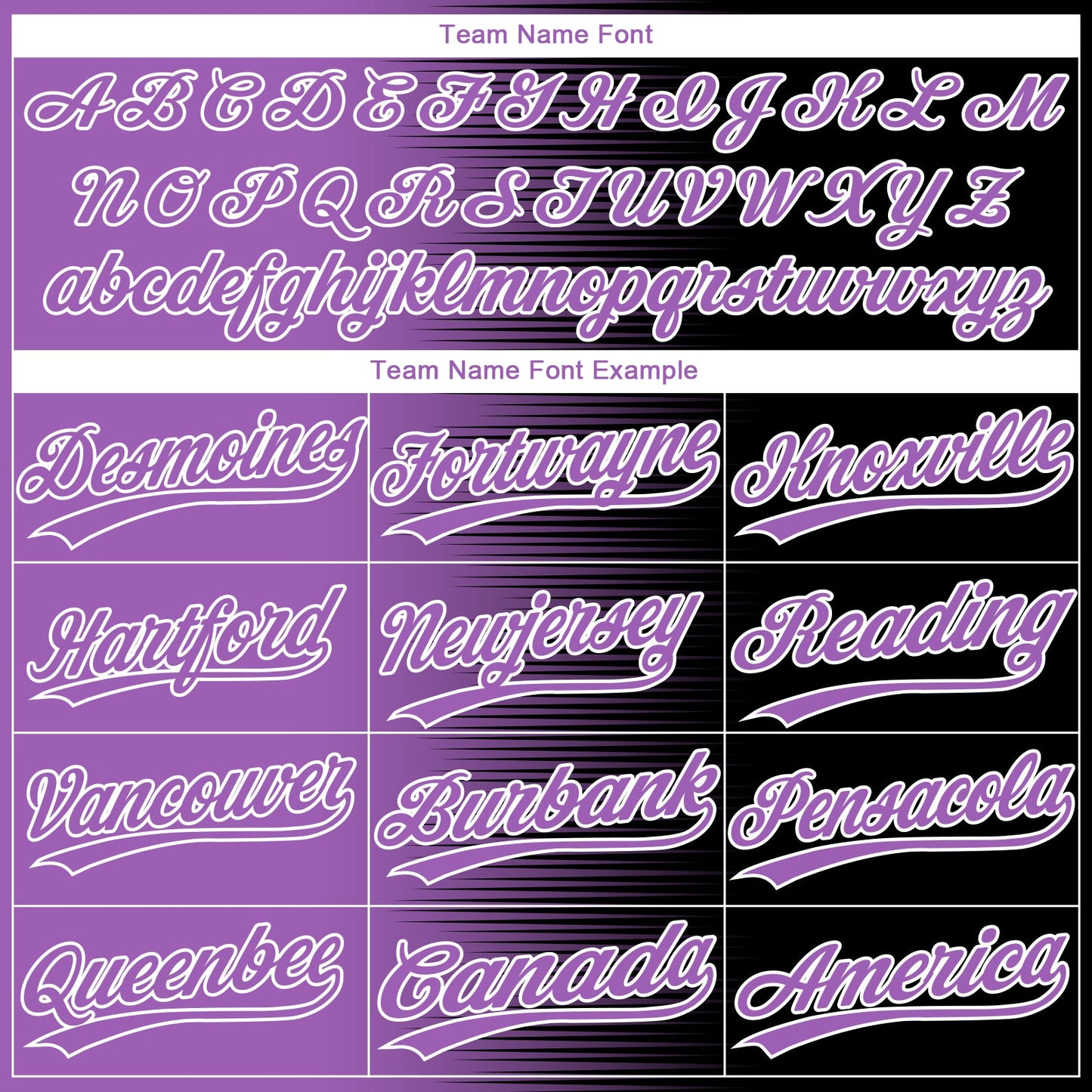 Custom Black Purple Medium Purple-White Gradient Horizontal Stripe Two-Button Unisex Softball Jersey view 4