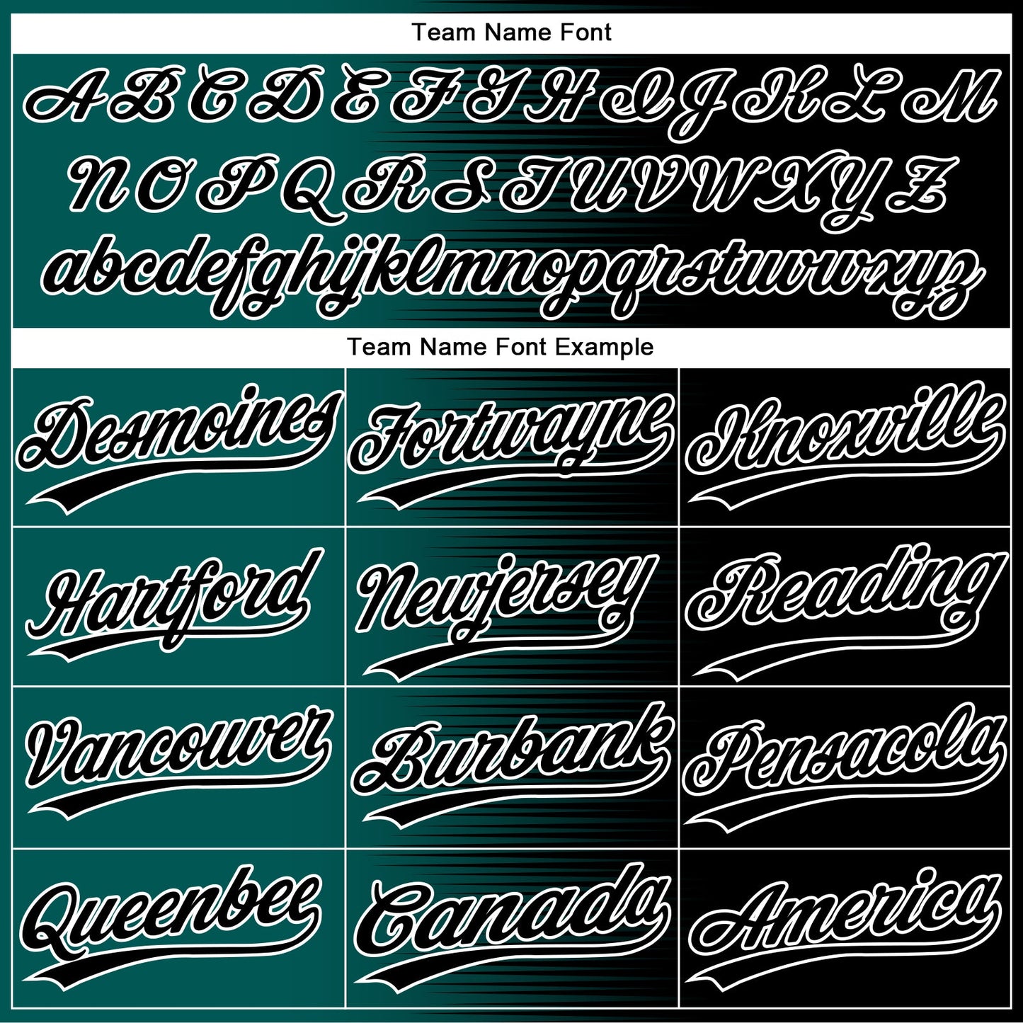 Custom Black Midnight Green-White Gradient Horizontal Stripe Two-Button Unisex Softball Jersey view 4