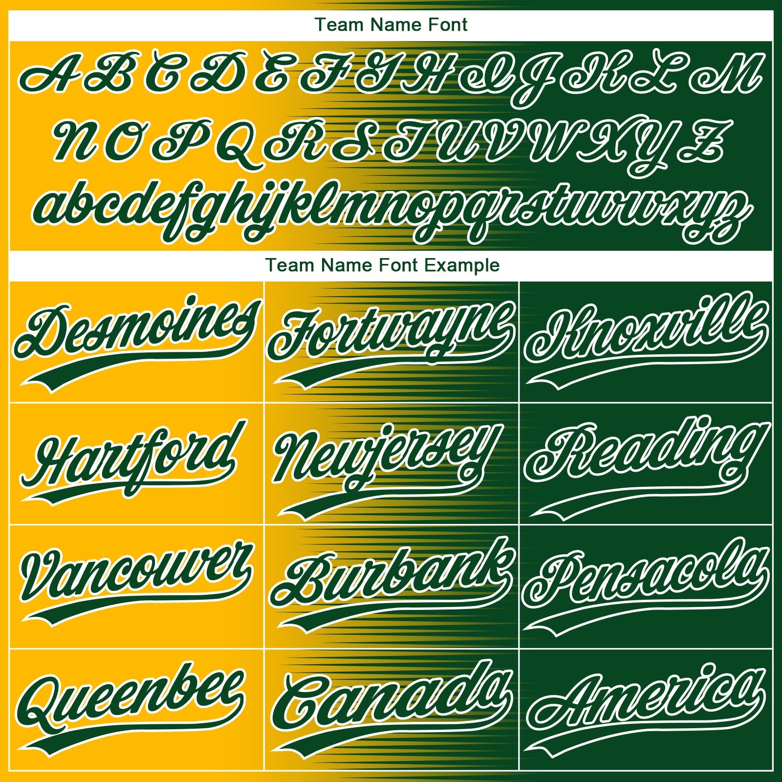 Custom Green Gold-White Gradient Horizontal Stripe Two-Button Unisex Softball Jersey view 4