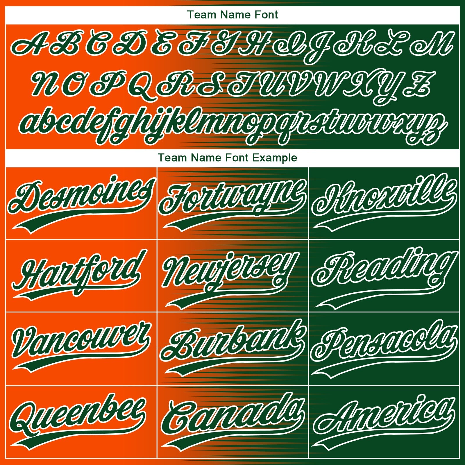 Custom Green Orange-White Gradient Horizontal Stripe Two-Button Unisex Softball Jersey view 4