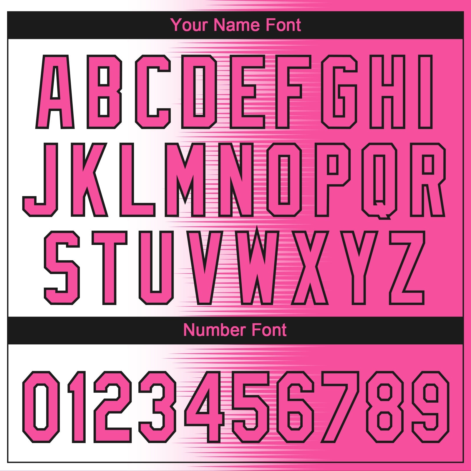 Custom Pink White-Black Gradient Horizontal Stripe Two-Button Unisex Softball Jersey view 5