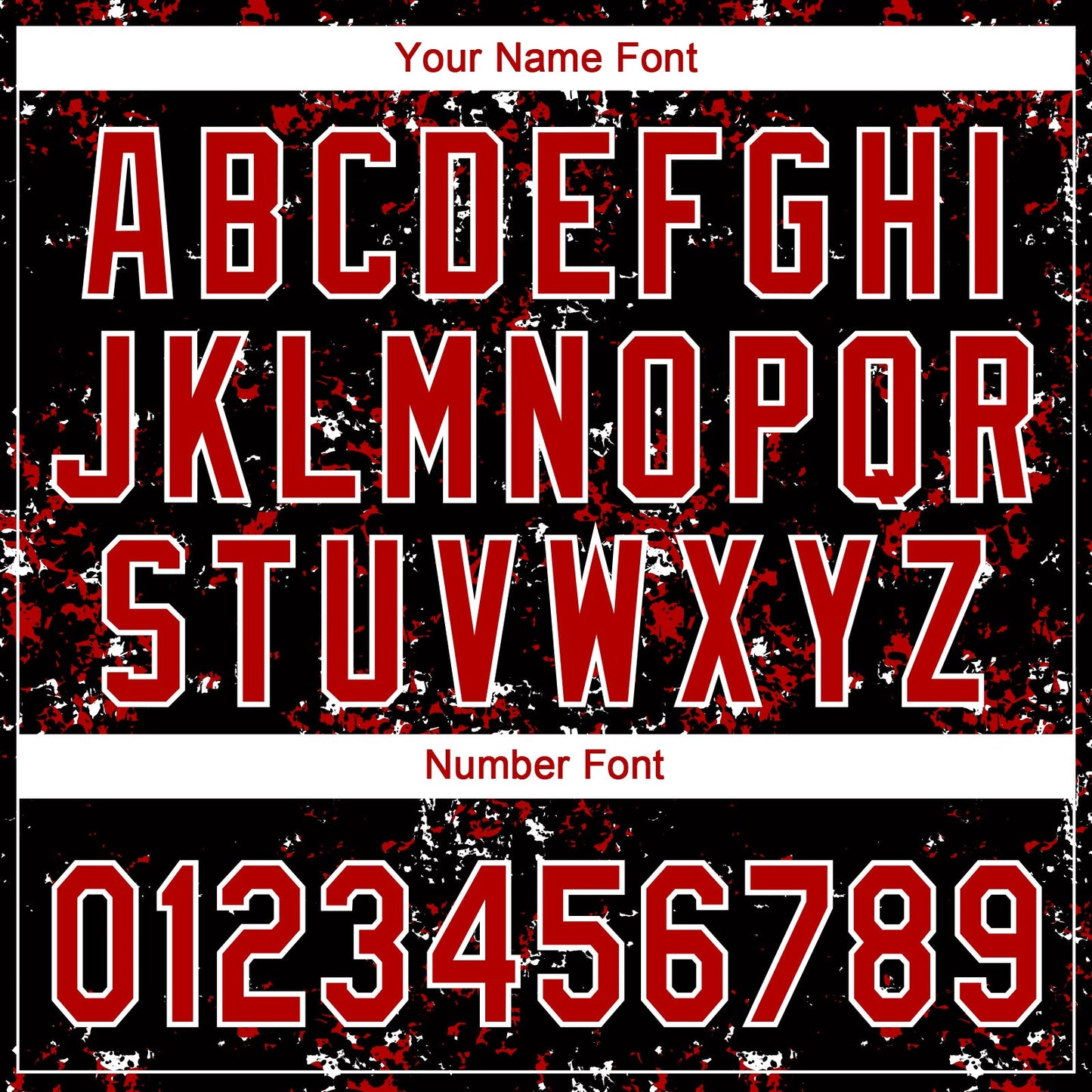 Custom Black Red-White Abstract Shattered Paint Splatter Two-Button Unisex Softball Jersey view 5