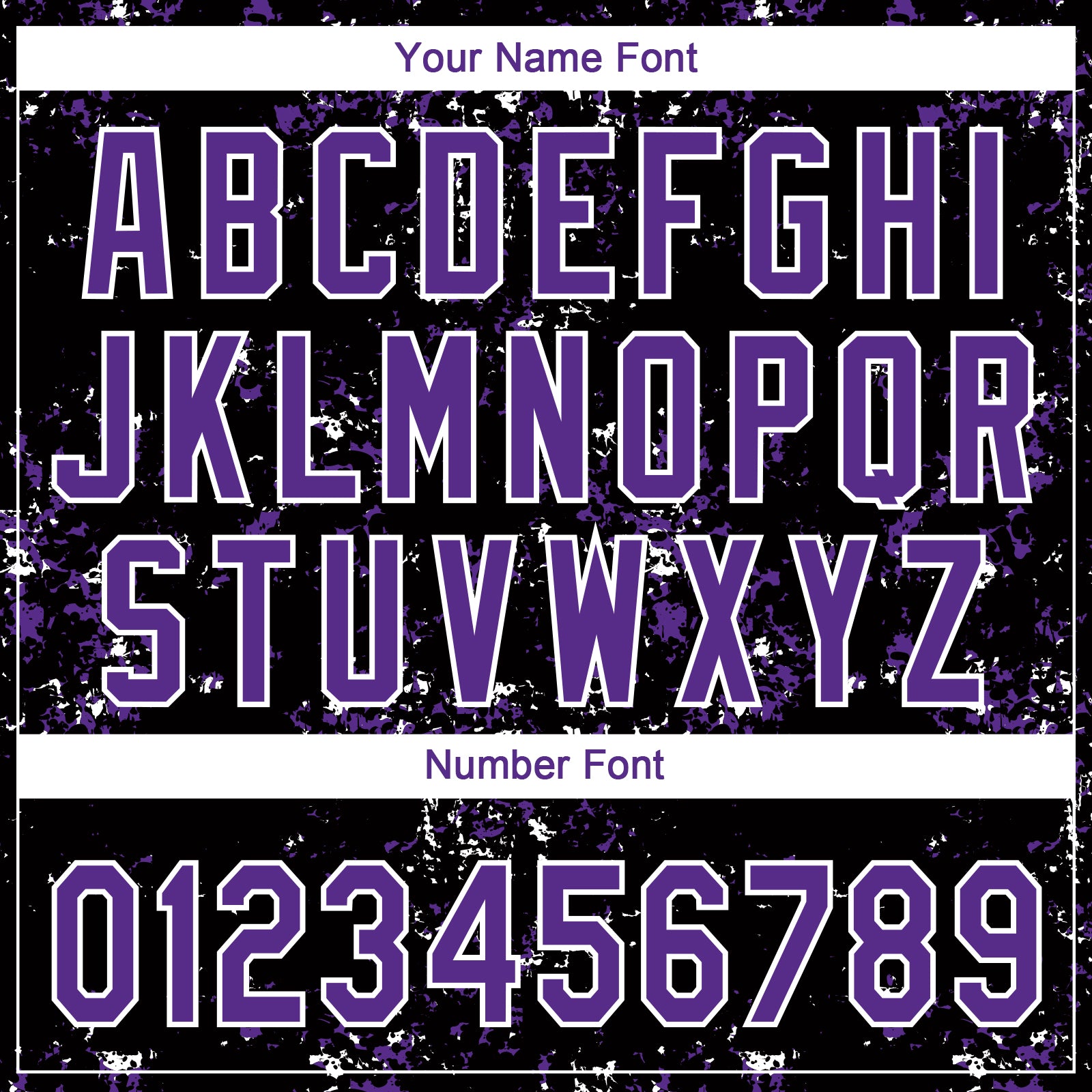 Custom Black Purple-White Abstract Shattered Paint Splatter Two-Button Unisex Softball Jersey view 5