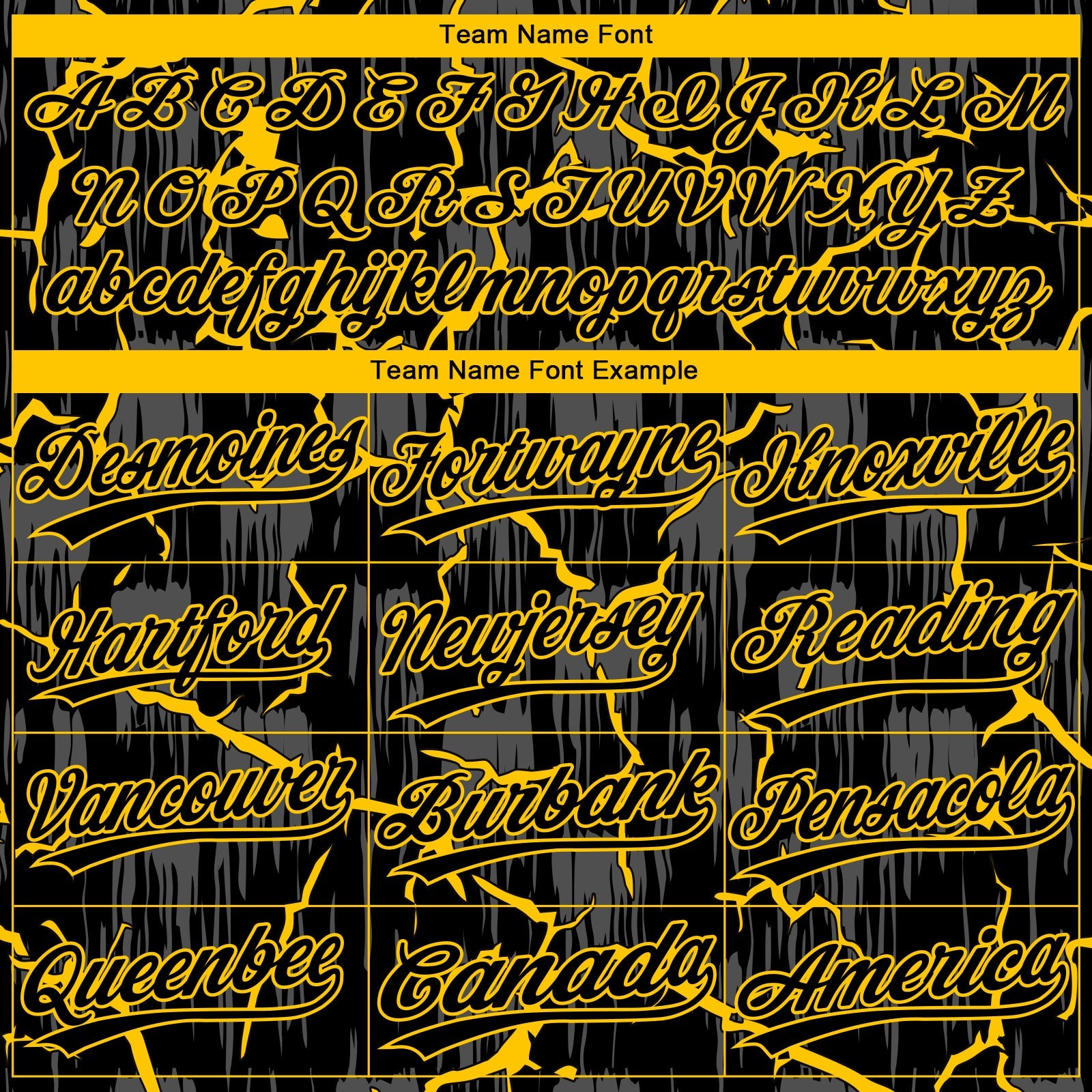 Custom Black Yellow-Gray Raglan Sleeves Neon Lightning Crackle Two-Button Unisex Softball Jersey view 4