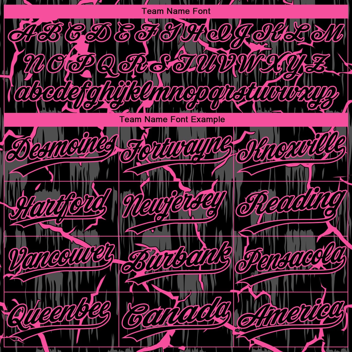 Custom Black Pink-Gray Raglan Sleeves Neon Lightning Crackle Two-Button Unisex Softball Jersey view 4