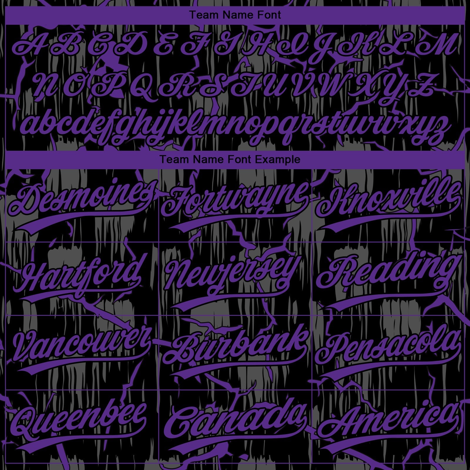 Custom Black Purple-Gray Raglan Sleeves Neon Lightning Crackle Two-Button Unisex Softball Jersey view 4