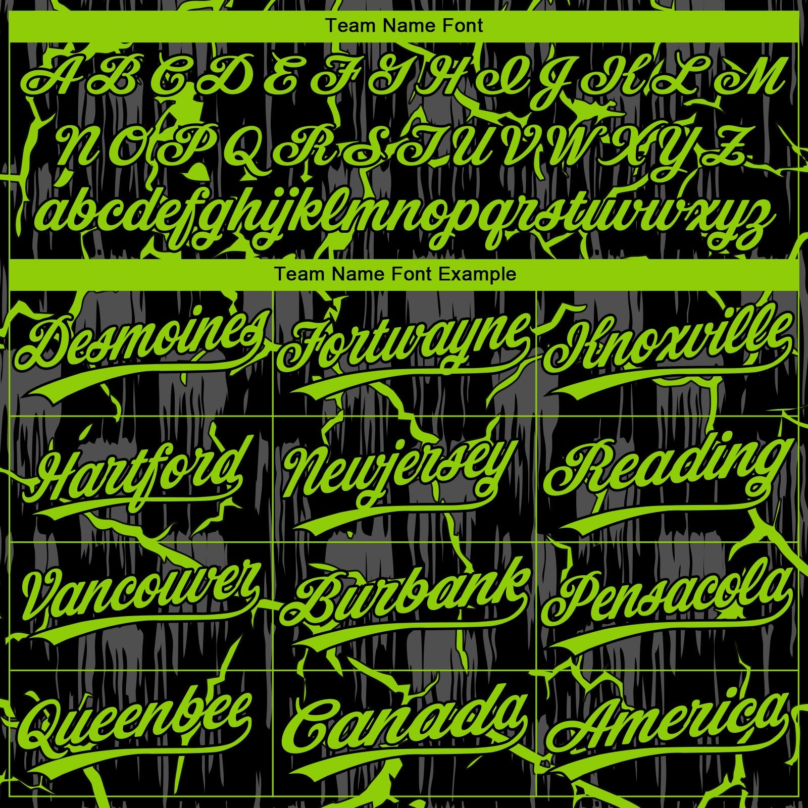 Custom Black Neon Green-Gray Raglan Sleeves Neon Lightning Crackle Two-Button Unisex Softball Jersey view 4