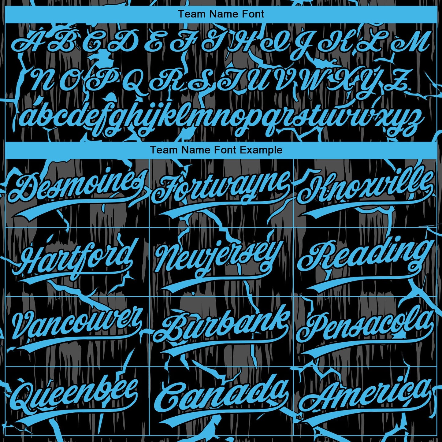 Custom Black Sky Blue-Gray Raglan Sleeves Neon Lightning Crackle Two-Button Unisex Softball Jersey view 4