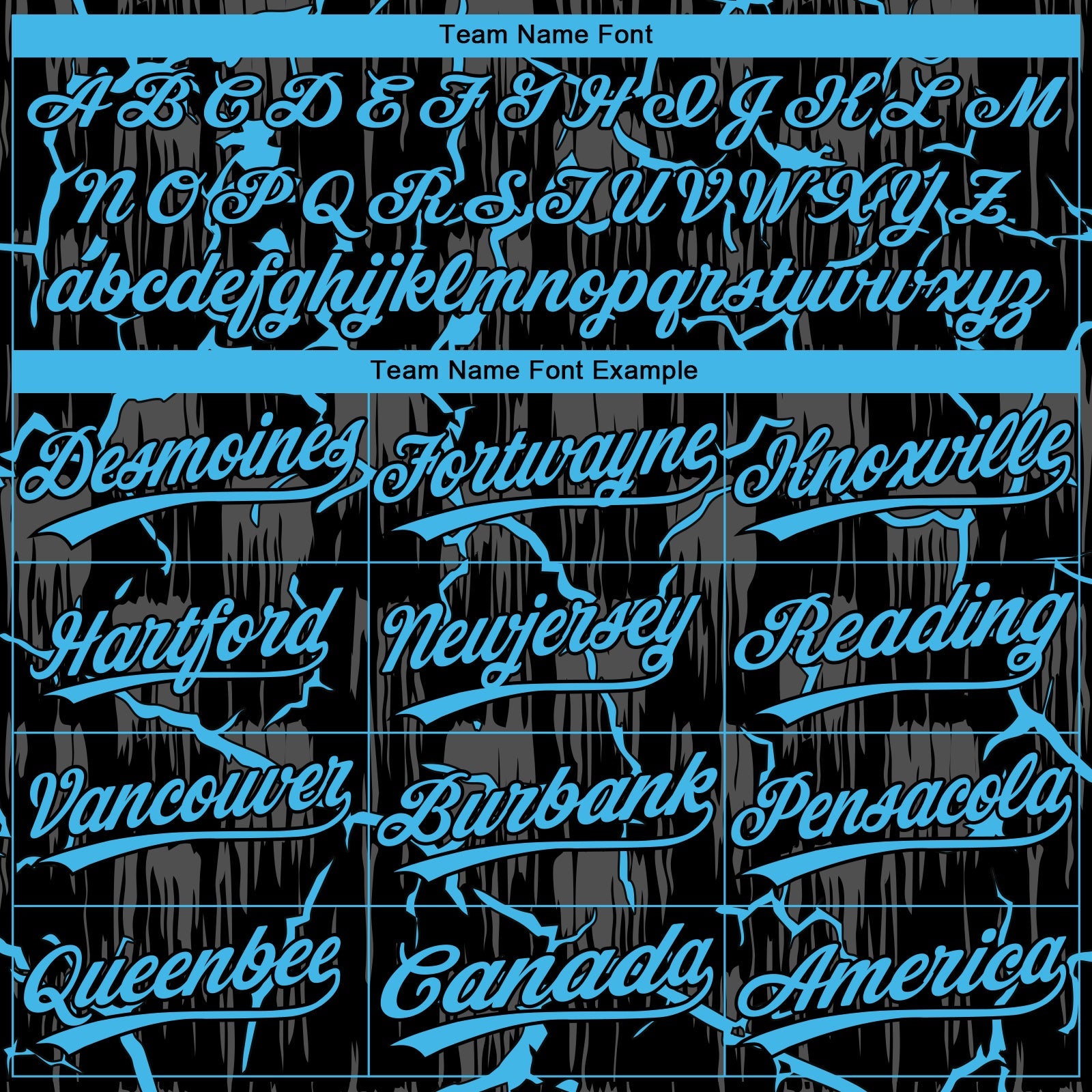 Custom Black Sky Blue-Gray Raglan Sleeves Neon Lightning Crackle Two-Button Unisex Softball Jersey view 4