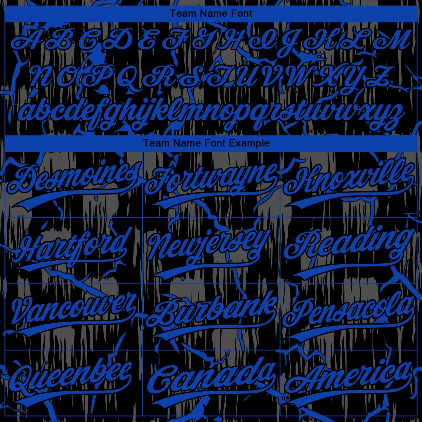 Custom Black Thunder Blue-Gray Raglan Sleeves Neon Lightning Crackle Two-Button Unisex Softball Jersey view 4