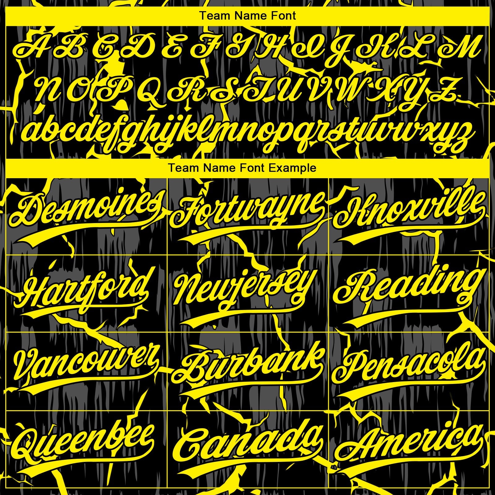 Custom Black Light Yellow-Gray Raglan Sleeves Neon Lightning Crackle Two-Button Unisex Softball Jersey view 4