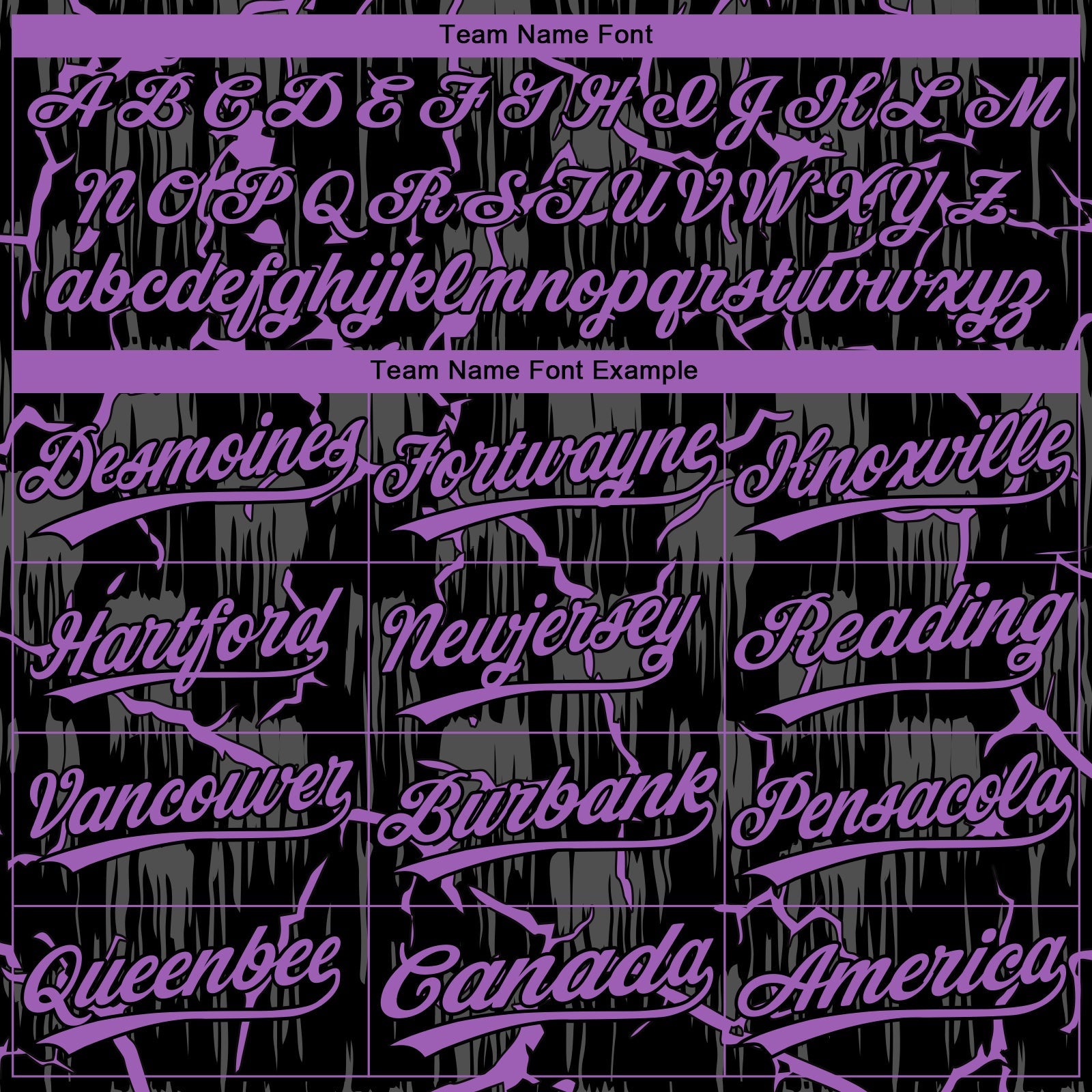 Custom Black Medium Purple-Gray Raglan Sleeves Neon Lightning Crackle Two-Button Unisex Softball Jersey view 4