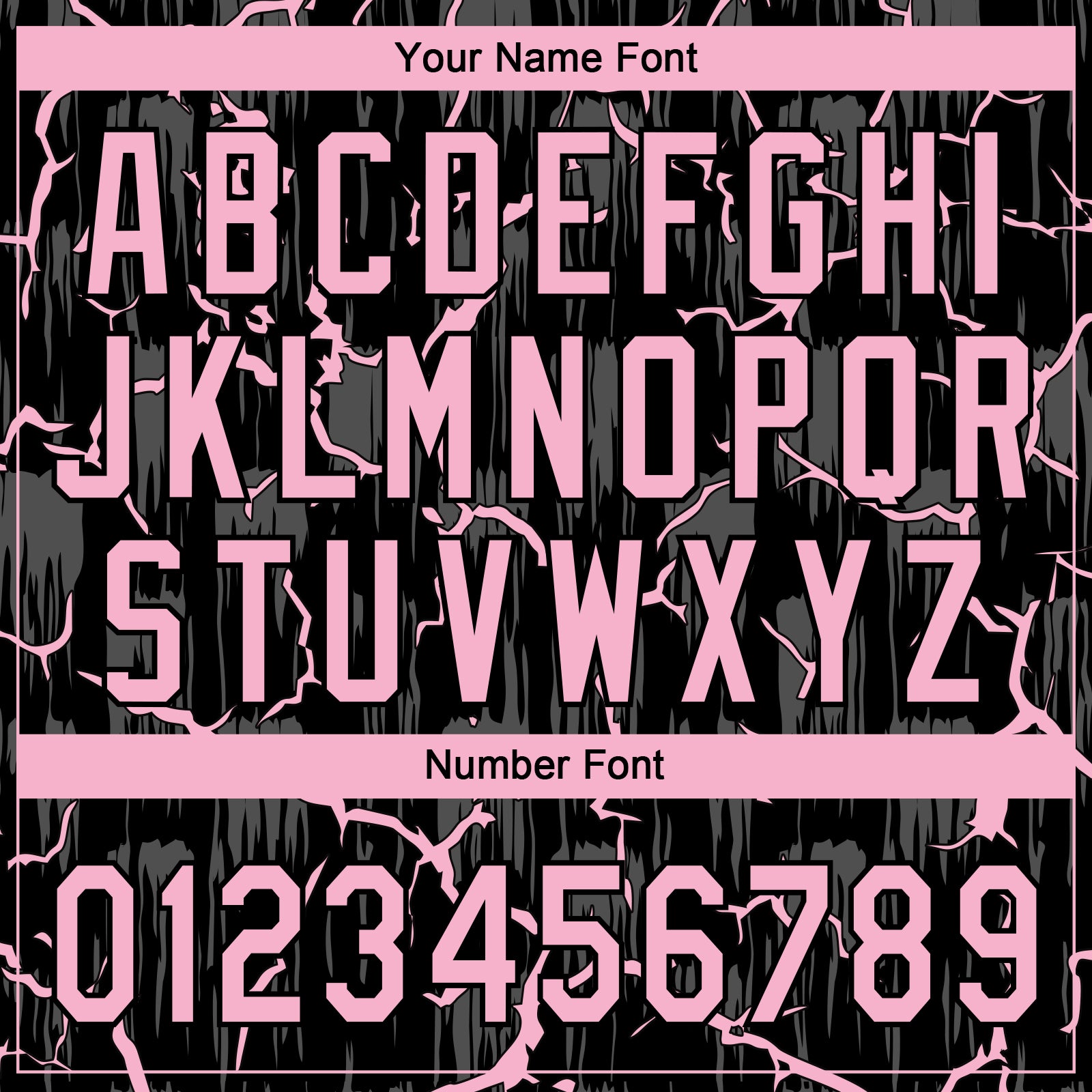 Custom Black Light Pink-Gray Raglan Sleeves Neon Lightning Crackle Two-Button Unisex Softball Jersey view 5
